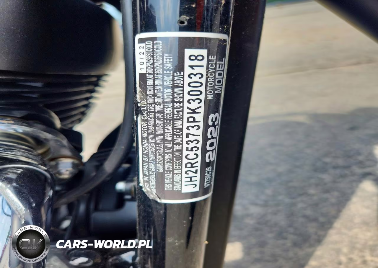 2023 Honda Vt750 C2B VIN:JH2RC5373PK300318 - 9