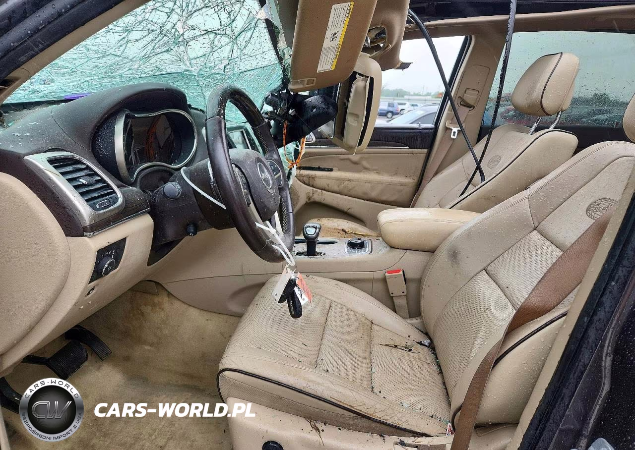 2014 Jeep Grand Cherokee Overland VIN:1C4RJFCG3EC517895 - 7