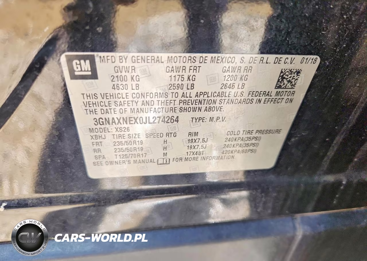 2018 Chevrolet Equinox Premier VIN:3GNAXNEX0JL274264 - 14