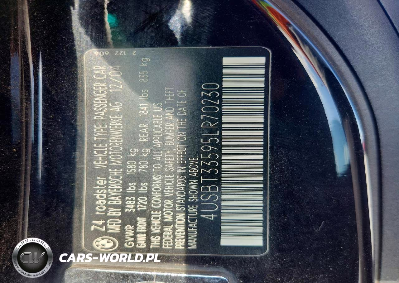 2005 BMW Z4 2.5 VIN:4USBT33595LR70230 - 12