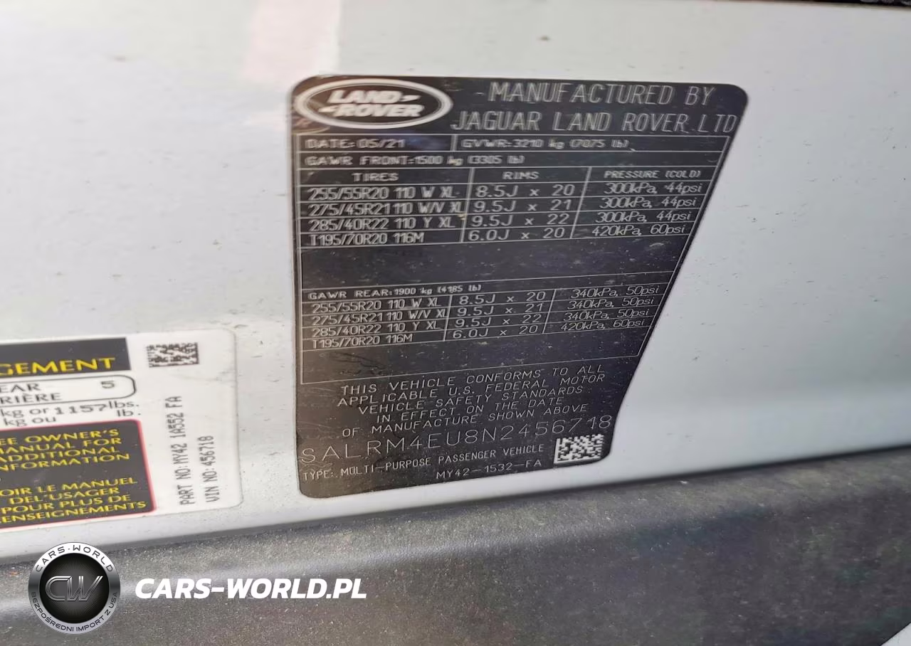 2022 Land Rover Discovery Hse R-Dynamic VIN:SALRM4EU8N2456718 - 14