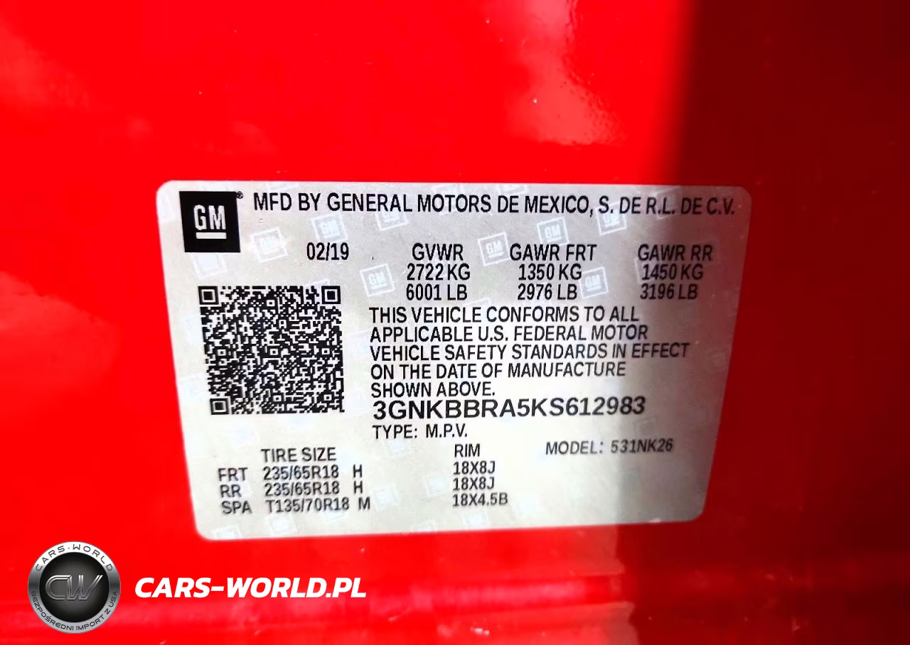 2019 Chevrolet Blazer 1Lt VIN:3GNKBBRA5KS612983 - 13