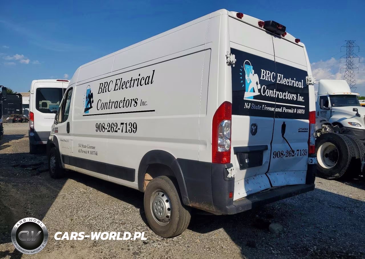 2021 Ram Promaster 2500 Delivery Van VIN:3C6LRVDG8ME533077 - 2