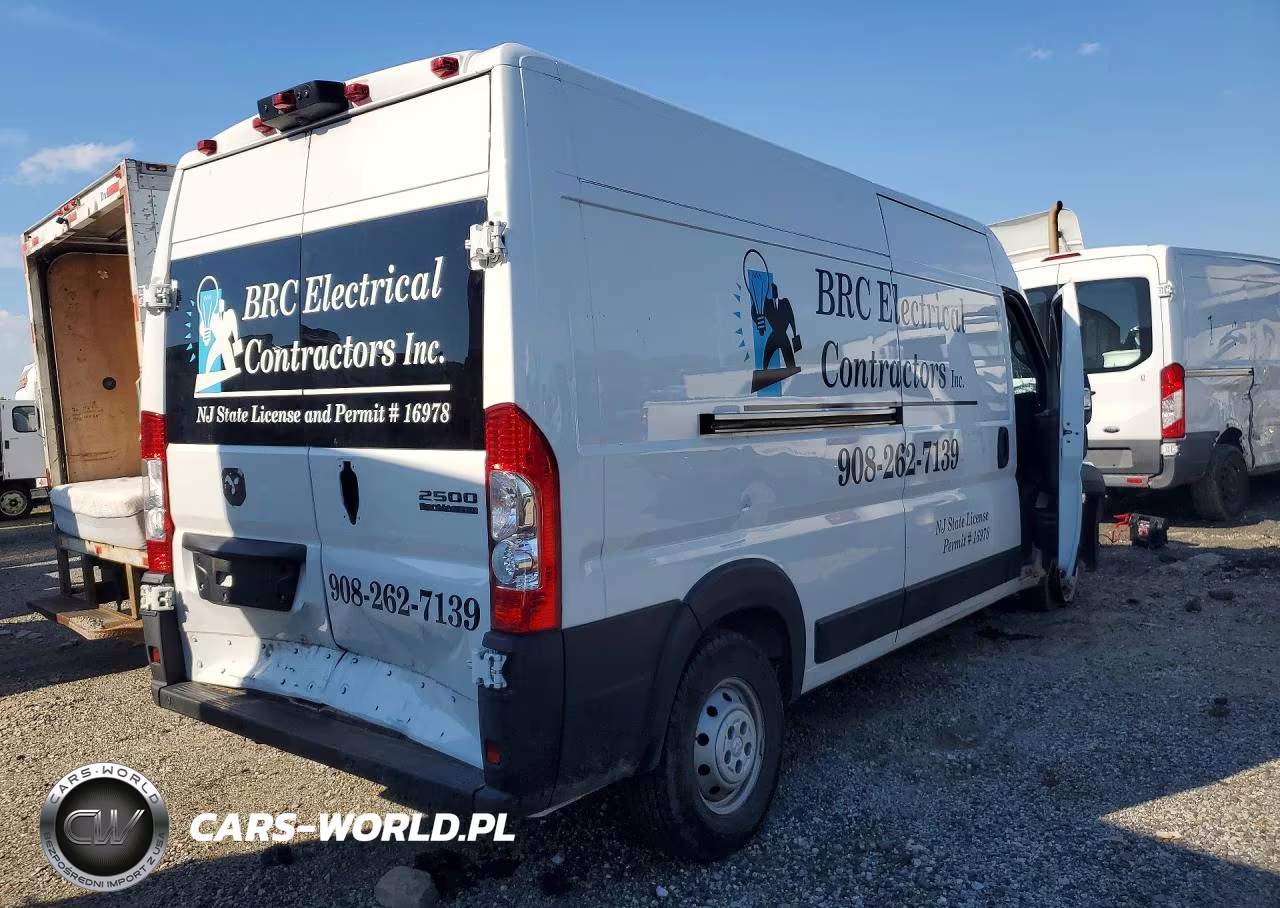 2021 Ram Promaster 2500 Delivery Van VIN:3C6LRVDG8ME533077 - 3
