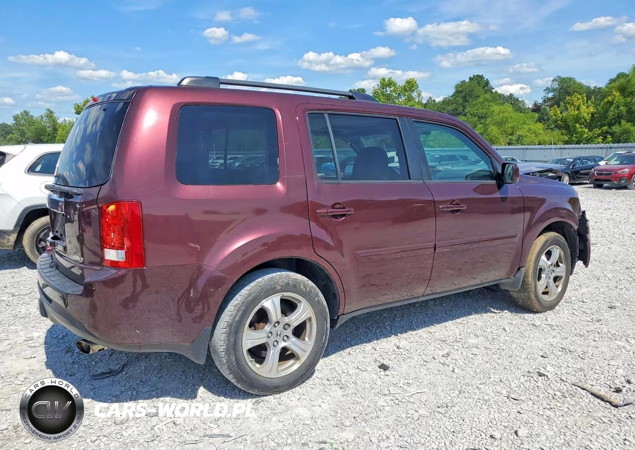 2014 Honda Pilot Exl VIN:5FNYF4H58EB029926 - 3