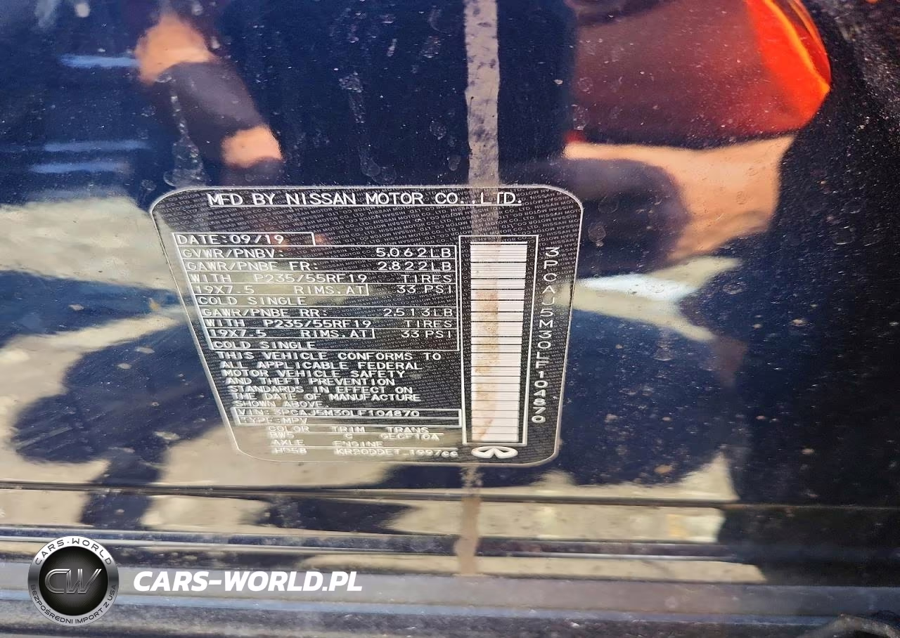 2020 Infiniti Qx50 Luxe VIN:3PCAJ5M30LF104870 - 13