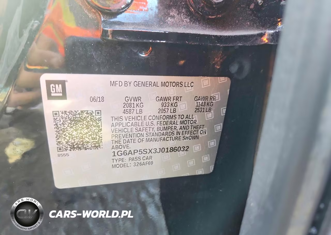 2018 Cadillac Cts VIN:1G6AP5SX3J0186032 - 13