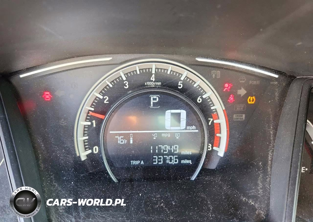 2017 Honda Civic Lx VIN:19XFC2F54HE051665 - 9