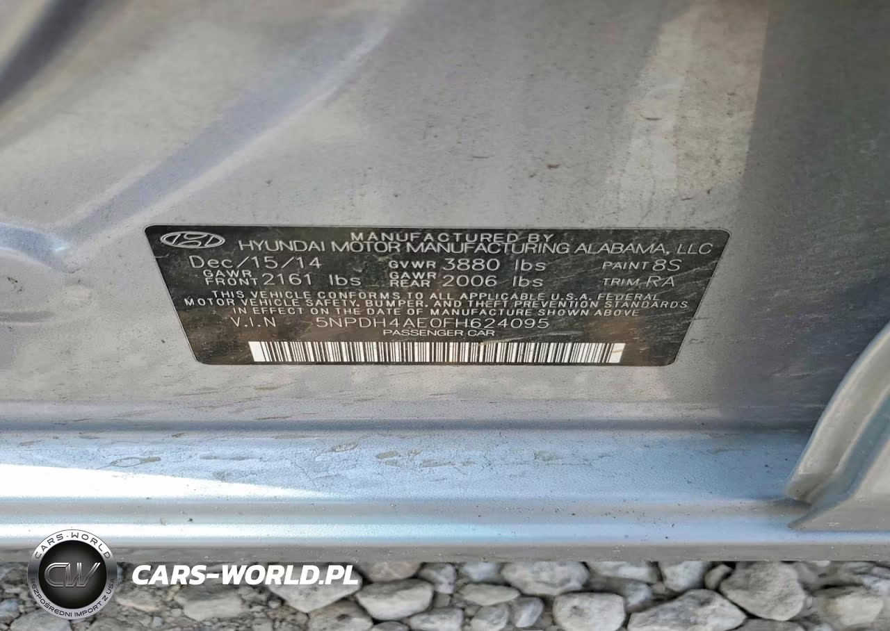 2015 Hyundai Elantra Se VIN:5NPDH4AE0FH624095 - 12
