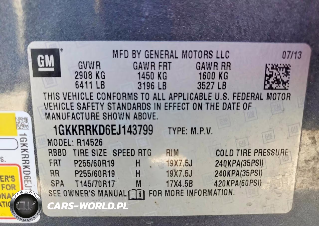 2014 GMC Acadia Slt-1 VIN:1GKKRRKD6EJ143799 - 13