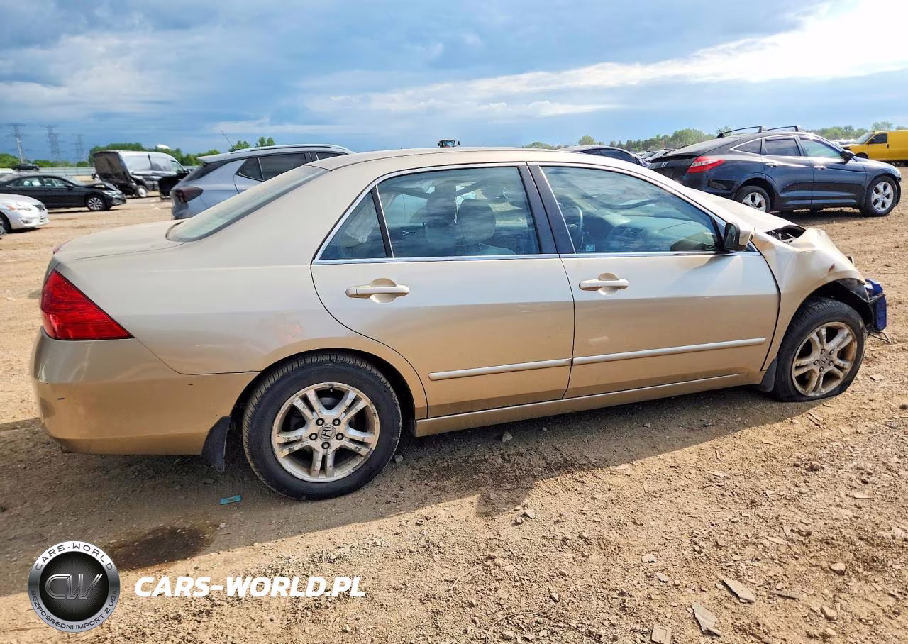 2007 Honda Accord Ex VIN:1HGCM56757A187891 - 3
