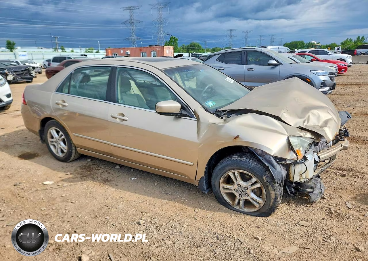 2007 Honda Accord Ex VIN:1HGCM56757A187891 - 4