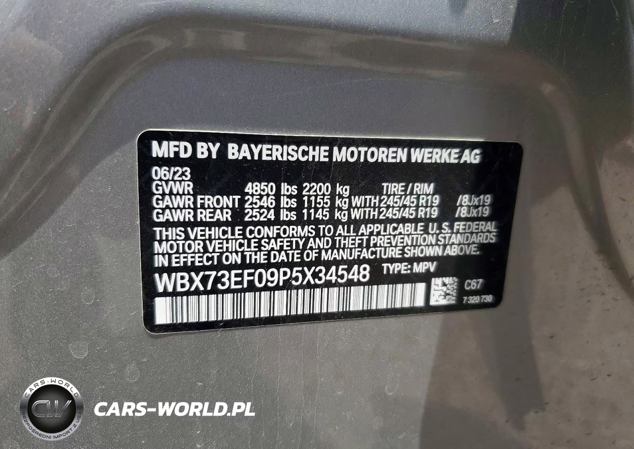 2023 BMW X1 xDrive28I VIN:WBX73EF09P5X34548 - 12