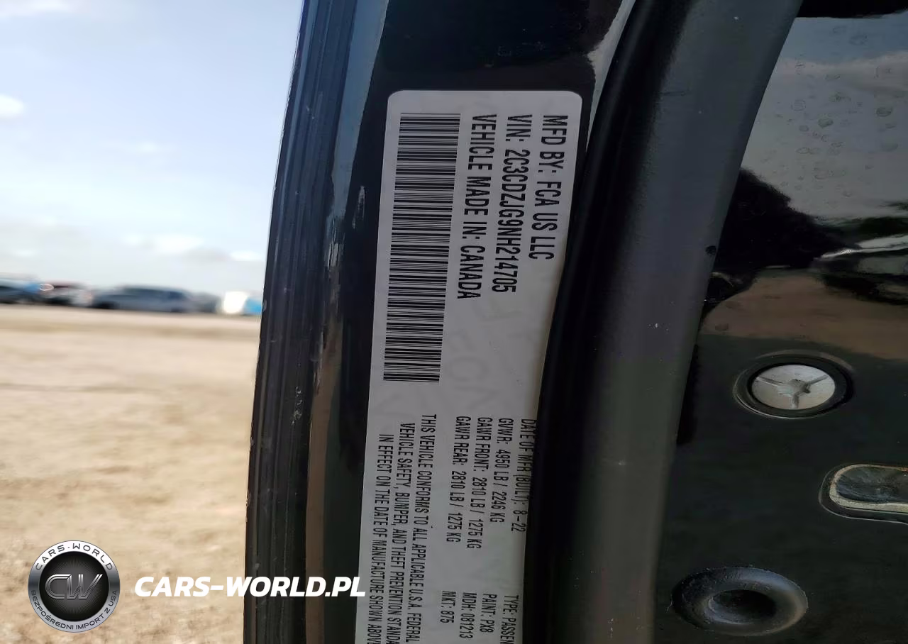 2022 Dodge Challenger Gt VIN:2C3CDZJG9NH214705 - 12