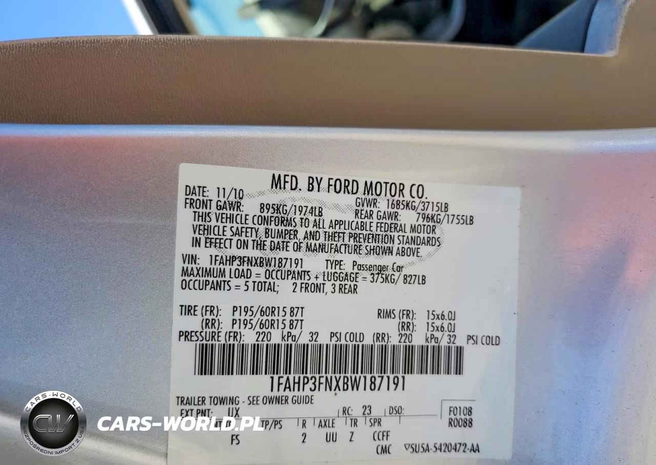 2011 Ford Focus Se VIN:1FAHP3FNXBW187191 - 13