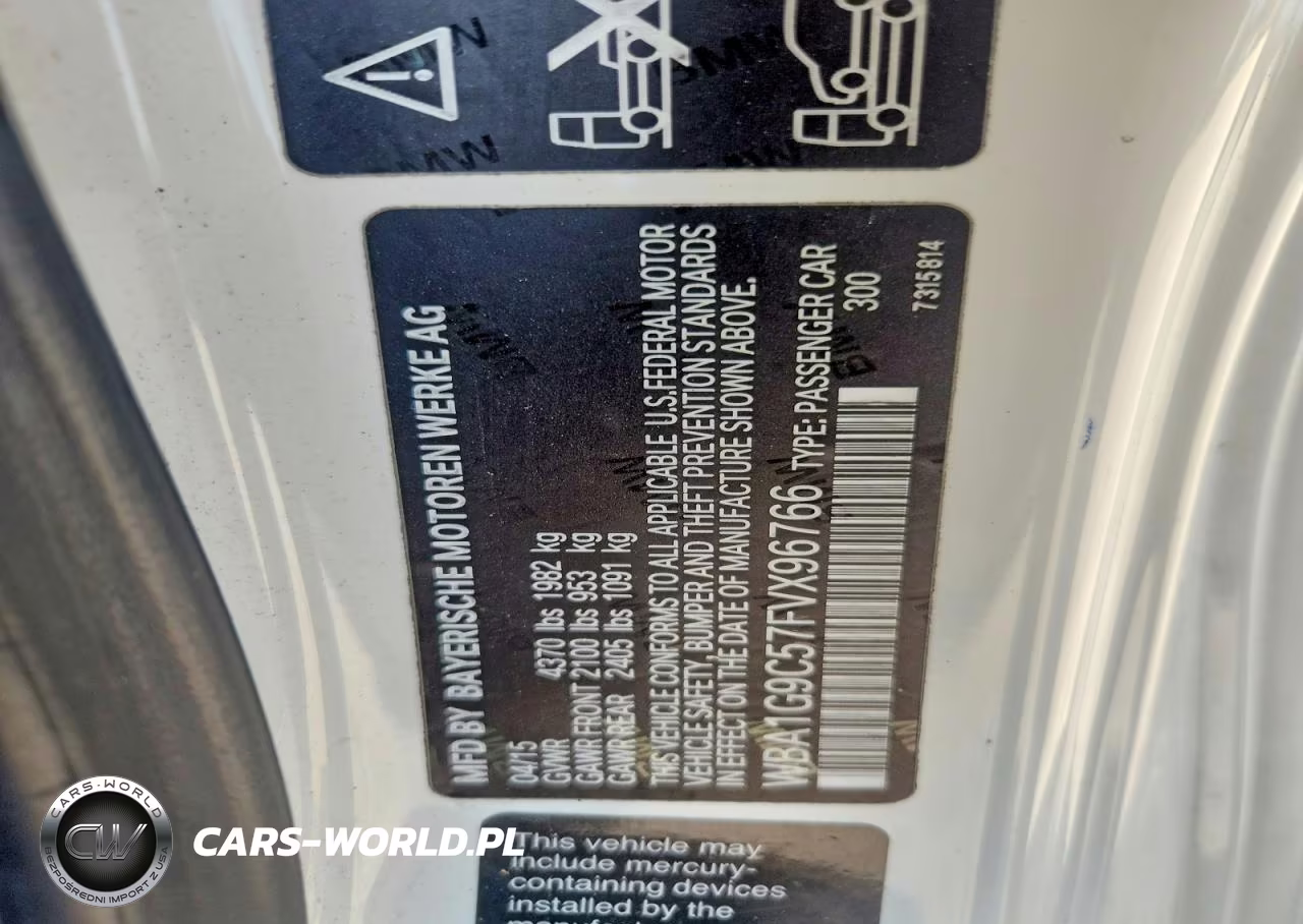 2015 BMW 228 Xi Sulev VIN:WBA1G9C57FVX96766 - 12