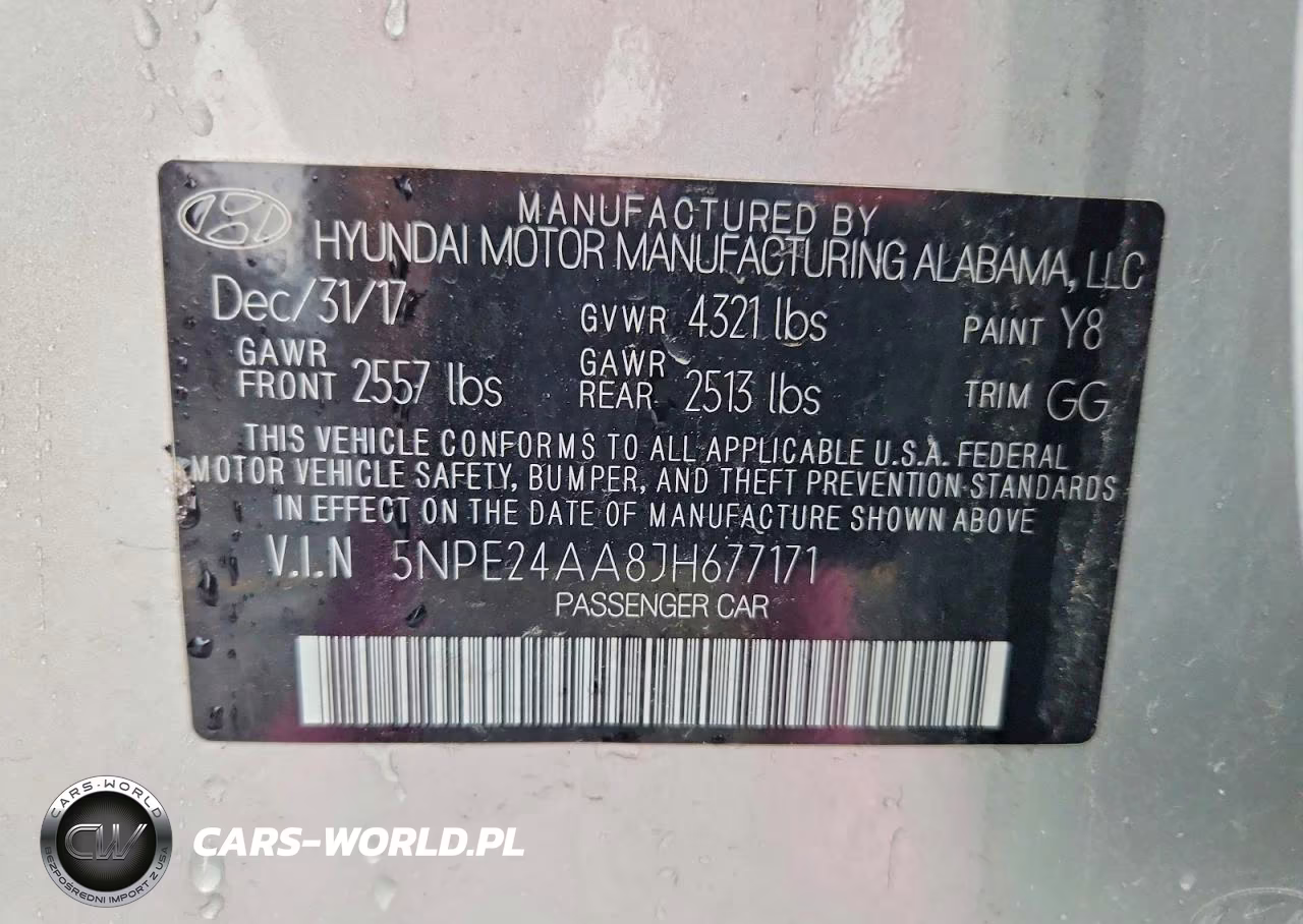 2018 Hyundai Sonata Eco VIN:5NPE24AA8JH677171 - 12