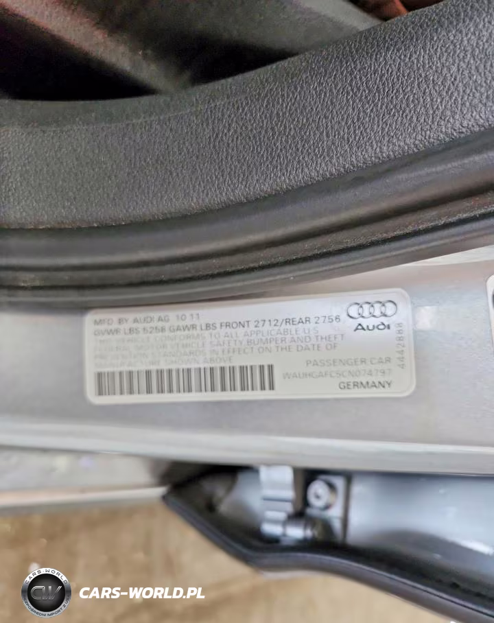 2012 Audi A6 Prestige VIN:WAUHGAFC5CN074797 - 12