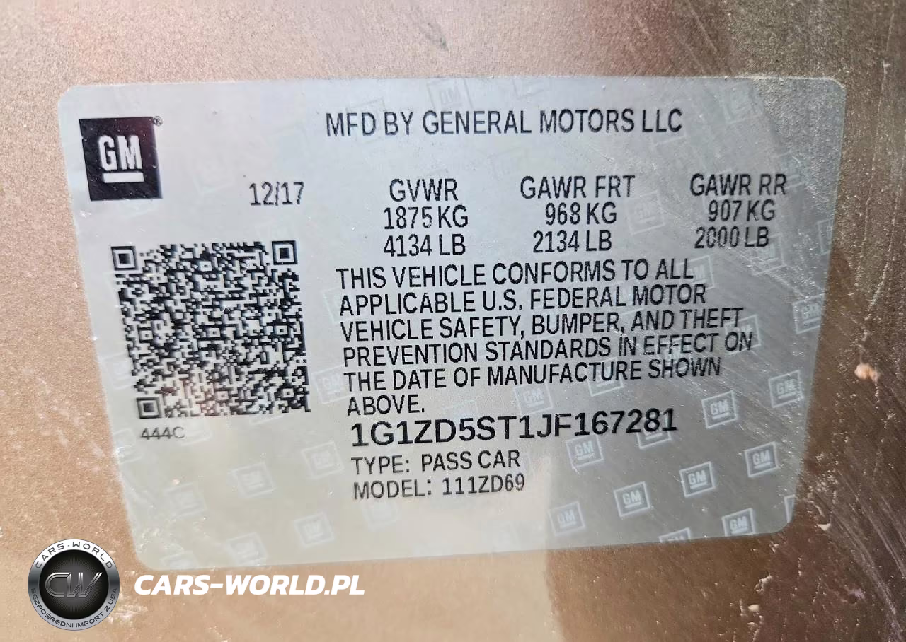 2018 Chevrolet Malibu Lt VIN:1G1ZD5ST1JF167281 - 13