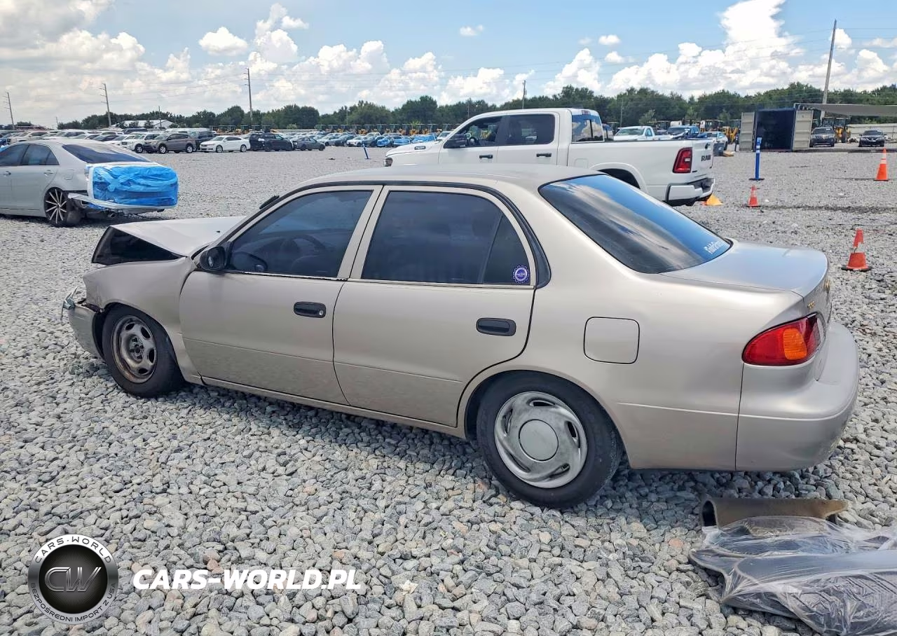 2000 Toyota Corolla Ve VIN:2T1BR12E3YC321349 - 2