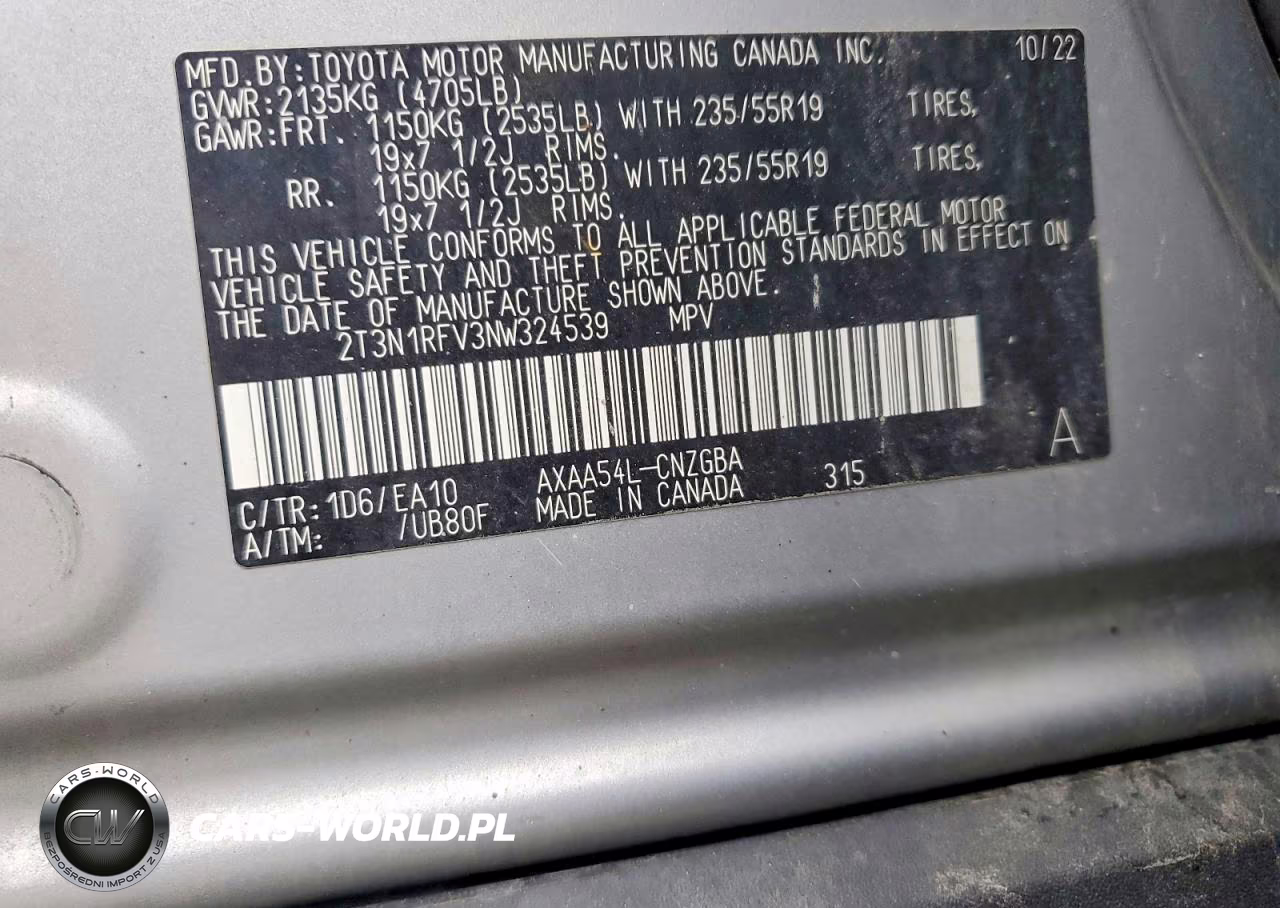 2022 Toyota Rav4 Limited VIN:2T3N1RFV3NW324539 - 13