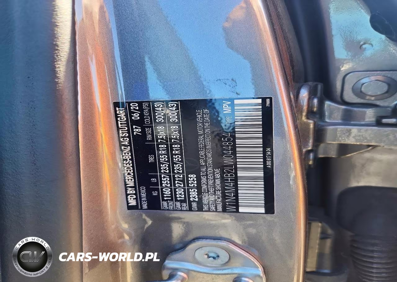2020 Mercedes-Benz Glb 250 4Matic VIN:W1N4M4HB2LW044854 - 13