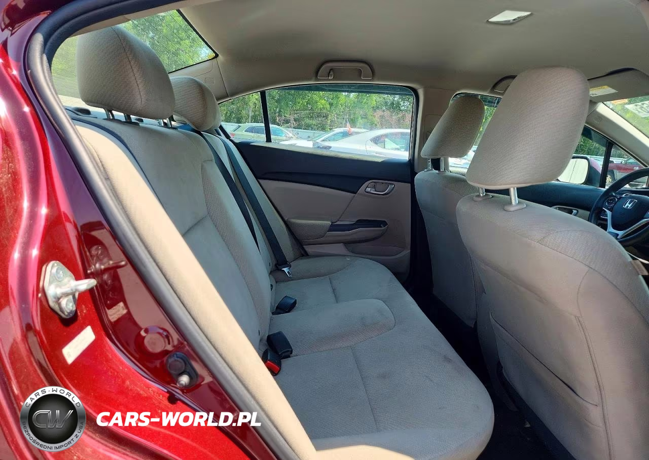 2013 Honda Civic Lx VIN:2HGFB2F5XDH586289 - 10