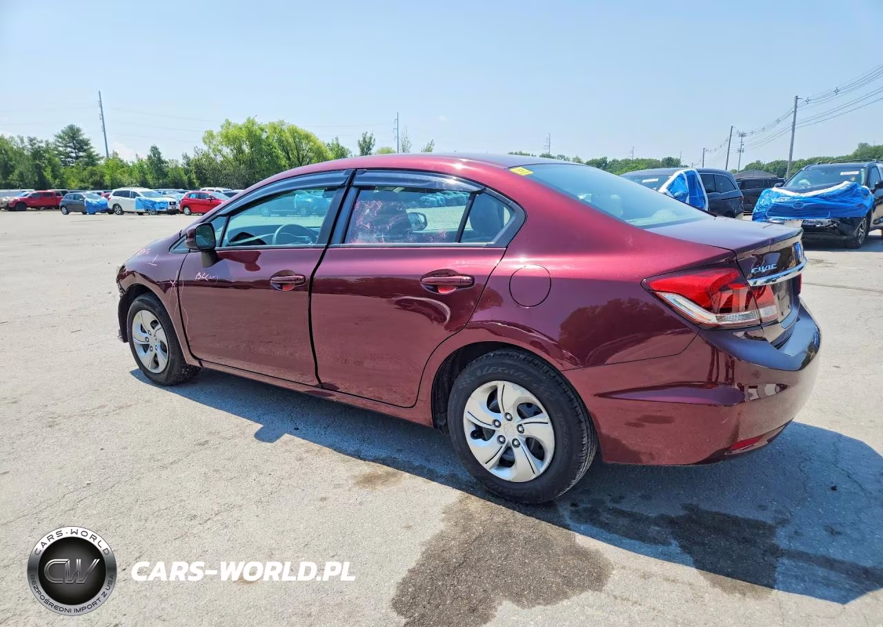 2013 Honda Civic Lx VIN:2HGFB2F5XDH586289 - 2