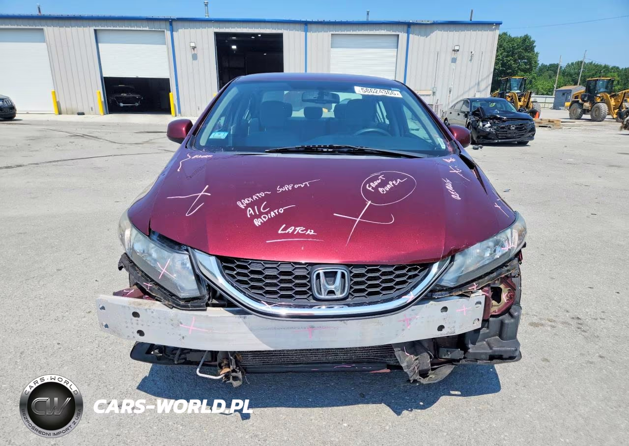 2013 Honda Civic Lx VIN:2HGFB2F5XDH586289 - 5