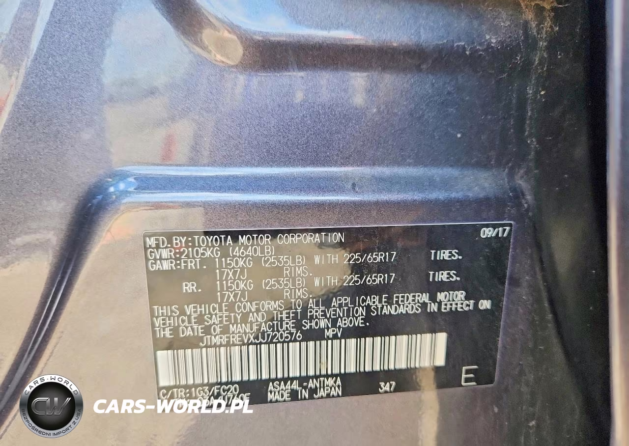 2018 Toyota Rav4 Xle VIN:JTMRFREVXJJ720576 - 13