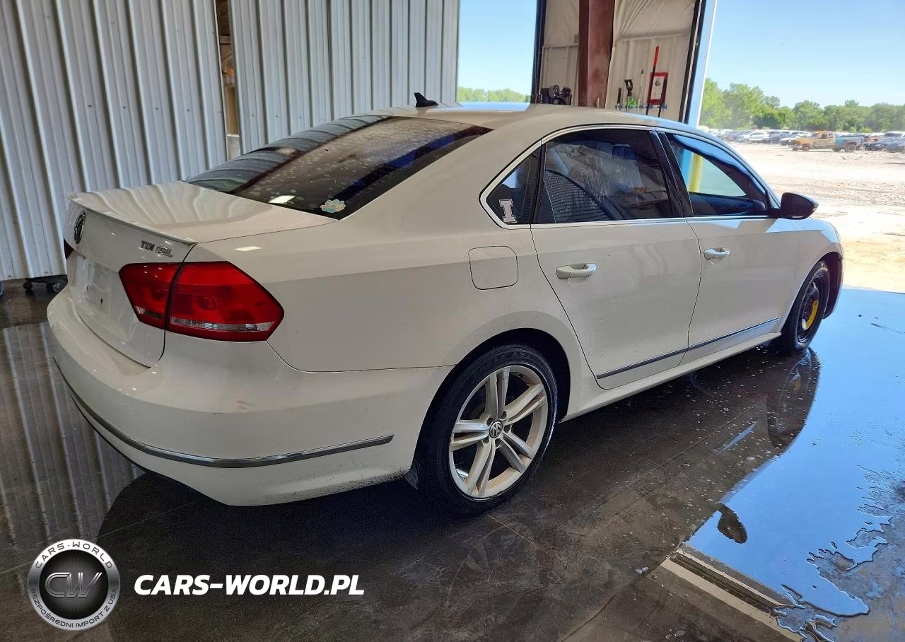 2012 Volkswagen Passat Sel VIN:1VWCN7A31CC041155 - 3