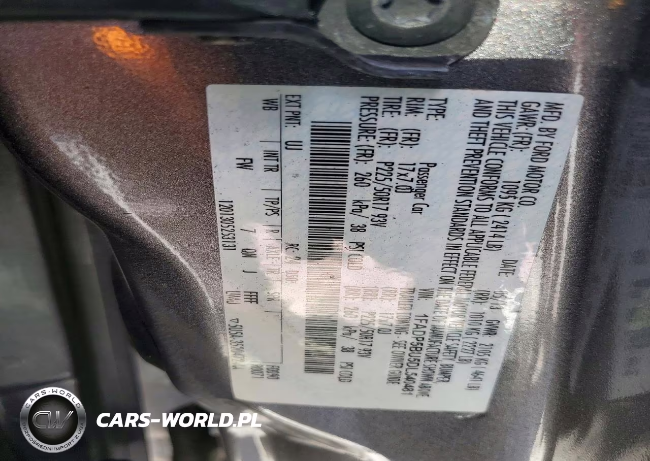2013 Ford C-Max Sel VIN:1FADP5BU5DL540481 - 13