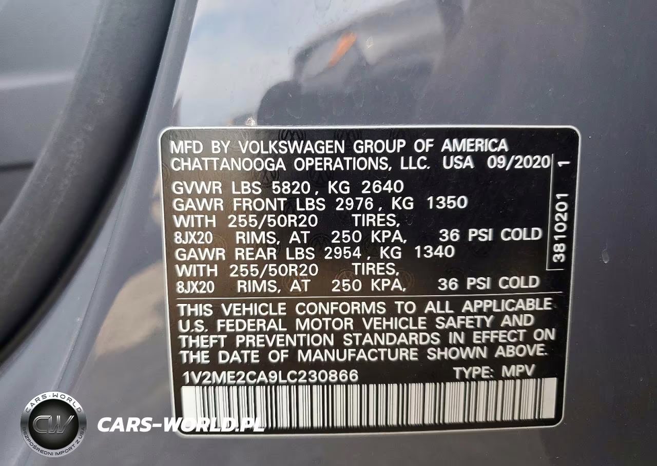 2020 Volkswagen Atlas Cross Sport Sel VIN:1V2ME2CA9LC230866 - 13
