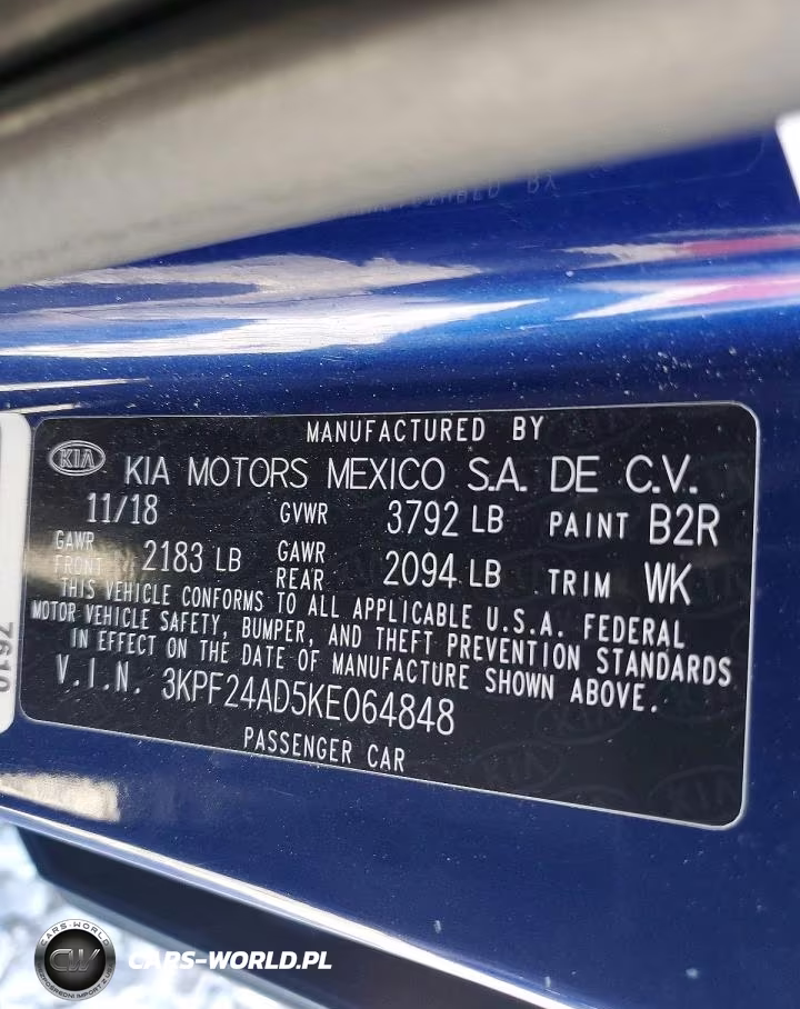 2019 Kia Forte Lxs VIN:3KPF24AD5KE064848 - 12