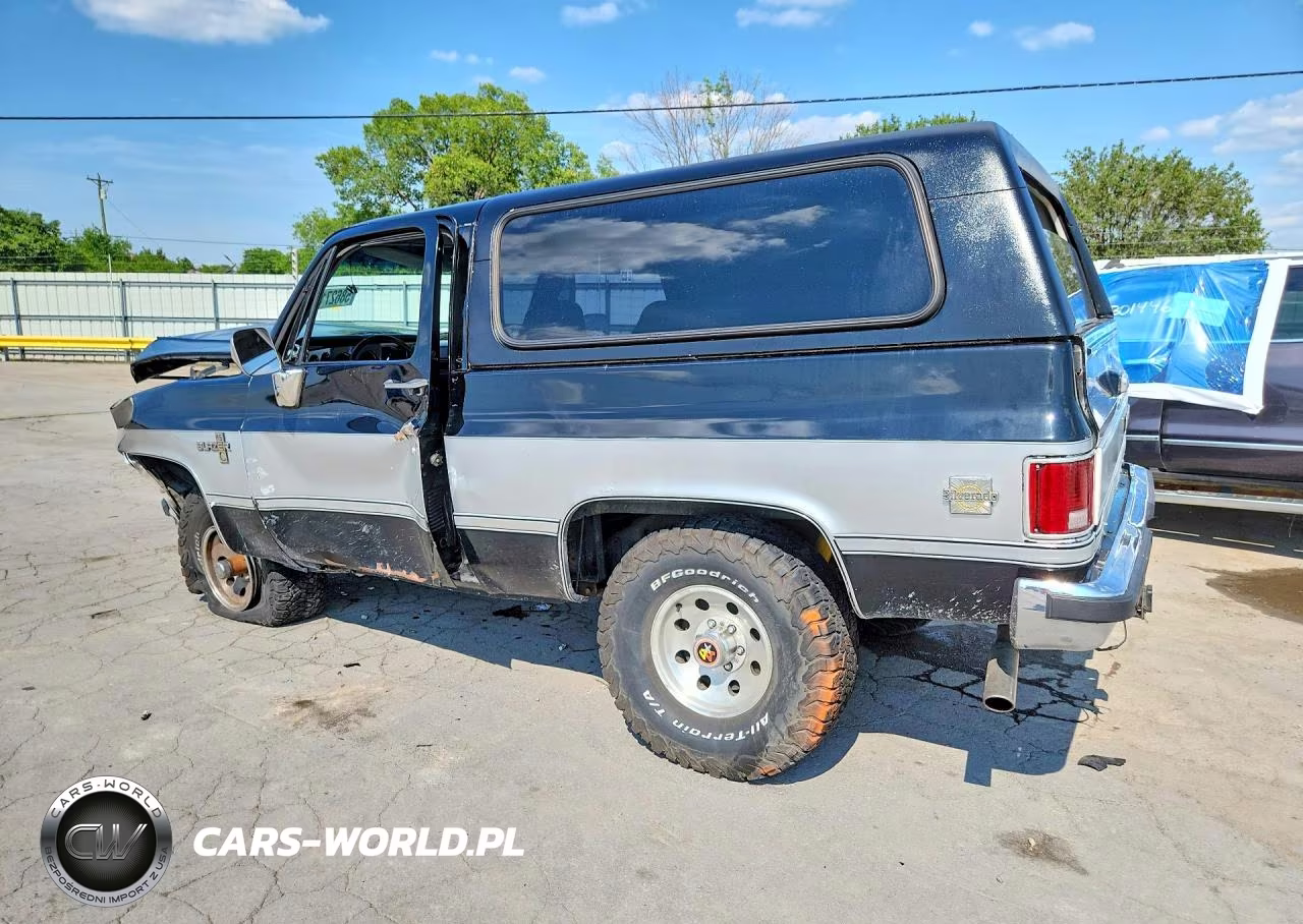 1987 Chevrolet Blazer V10 VIN:1GNEV18K1HF174369 - 2