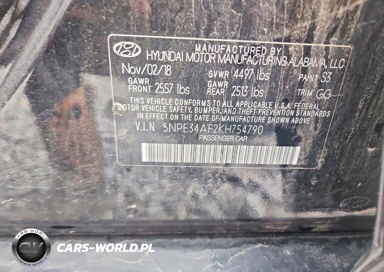 2019 Hyundai Sonata Sel VIN:5NPE34AF2KH754790 - 12