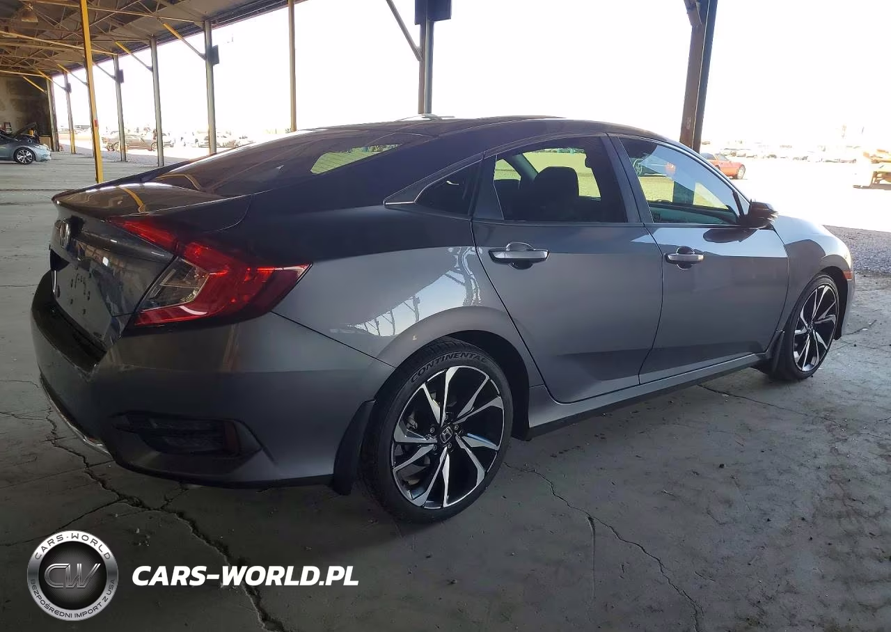 2019 Honda Civic Lx VIN:19XFC2F6XKE051301 - 3
