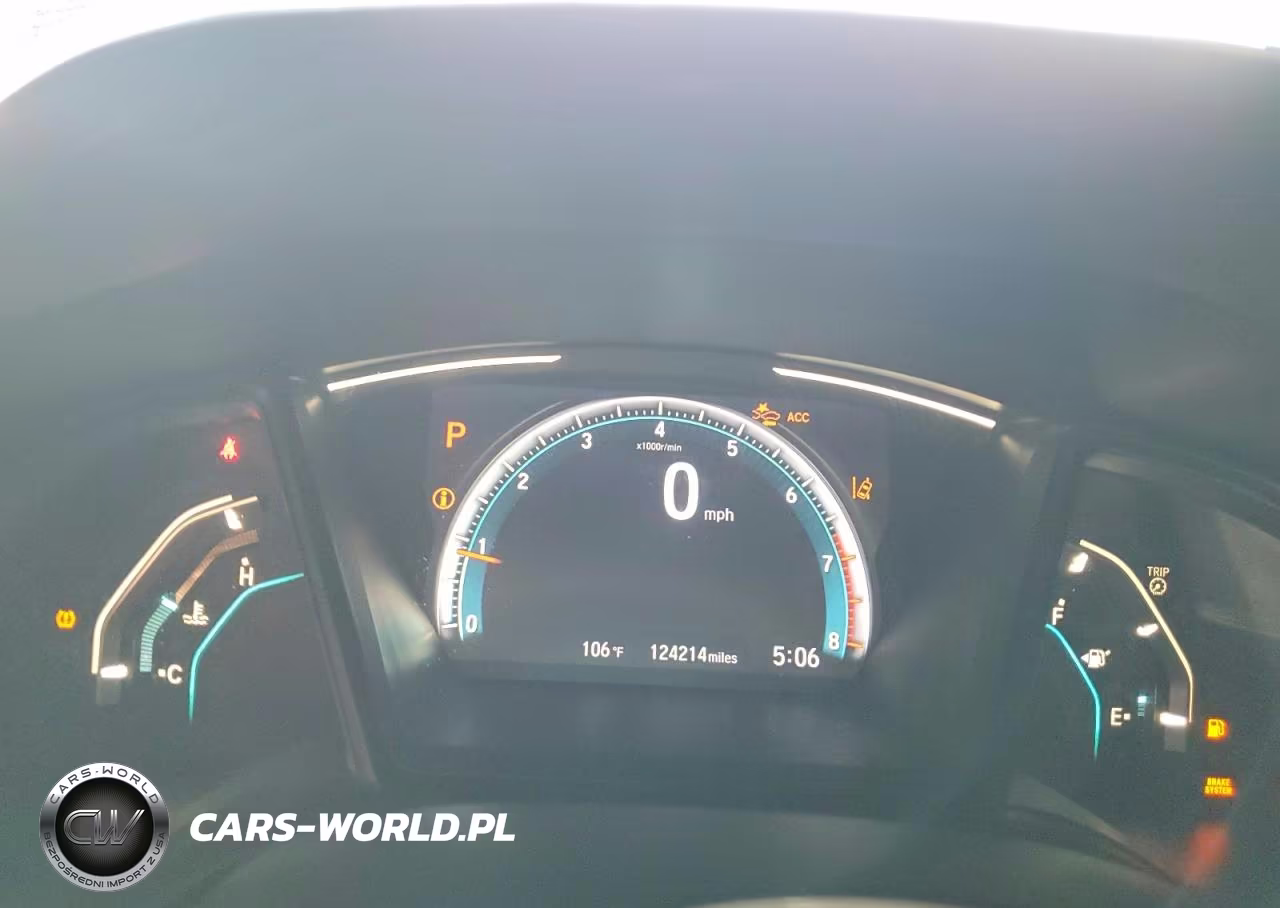 2019 Honda Civic Lx VIN:19XFC2F6XKE051301 - 9