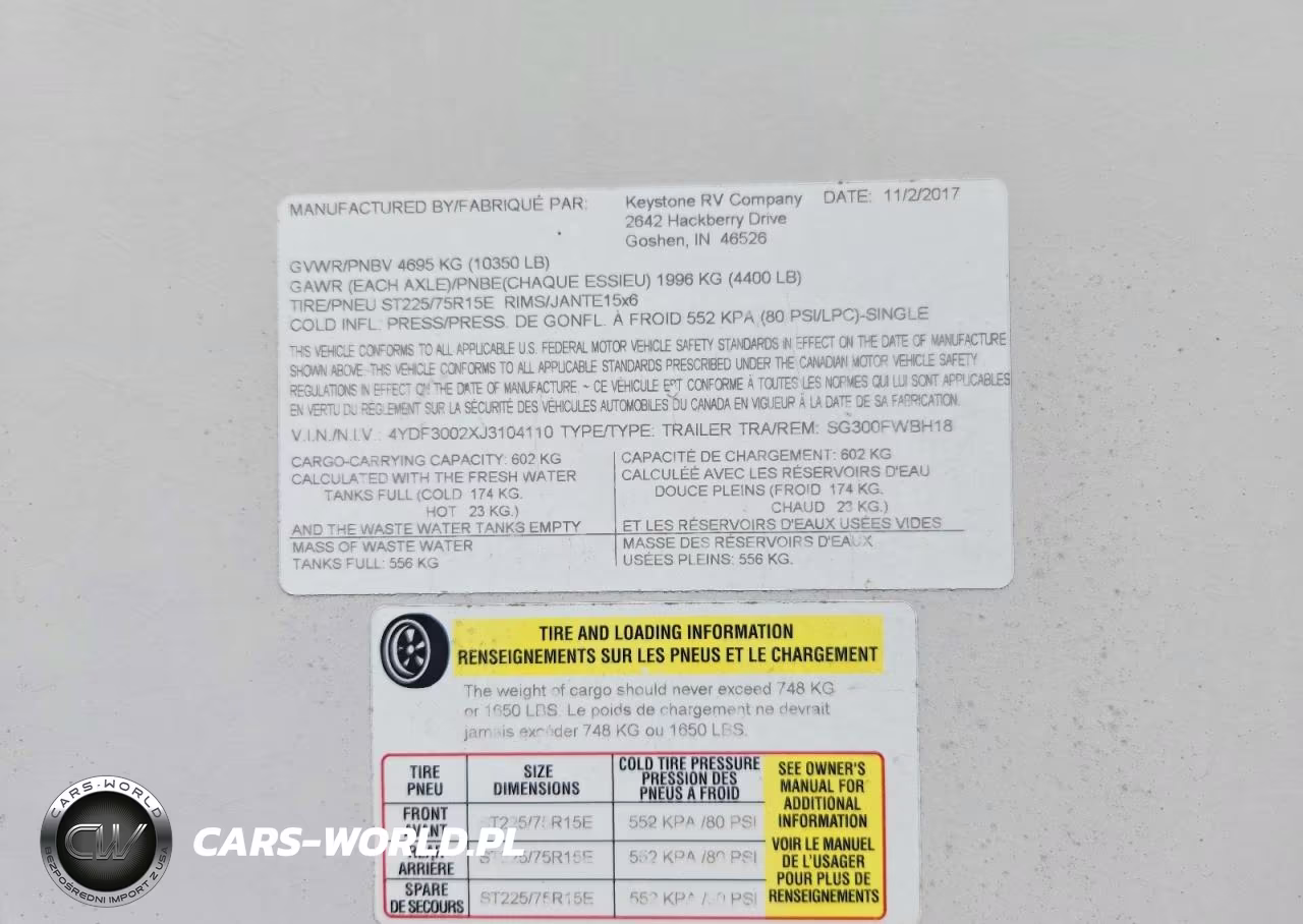 2018 Keystone Springdale Camper VIN:4YDF3002XJ3104110 - 10