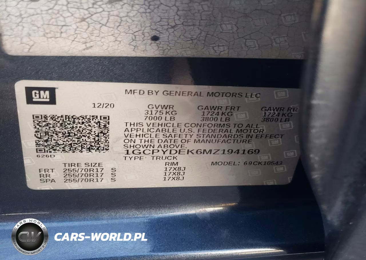 2021 Chevrolet Silverado 1500 4Wd Short Bed Lt VIN:1GCPYDEK6MZ194169 - 12