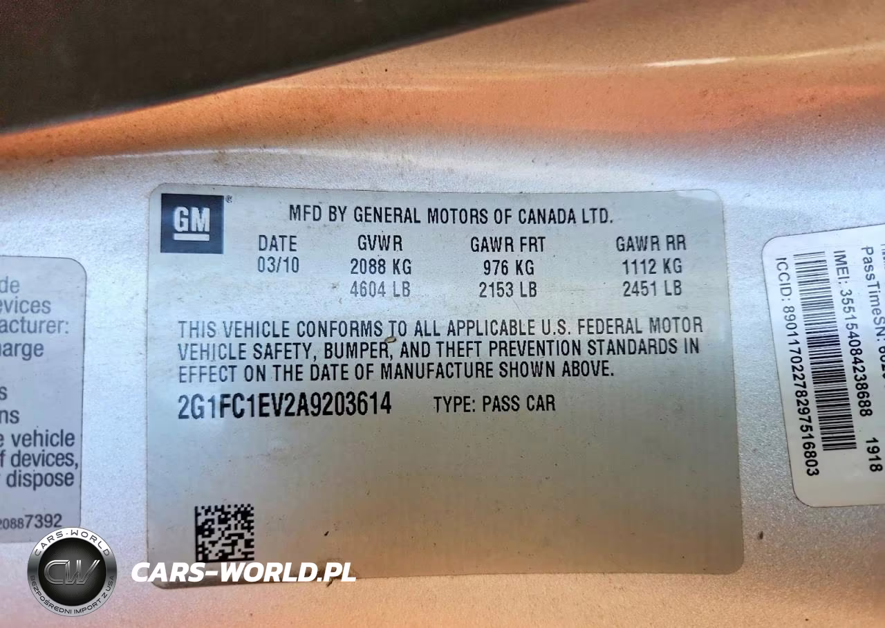 2010 Chevrolet Camaro Lt VIN:2G1FC1EV2A9203614 - 12