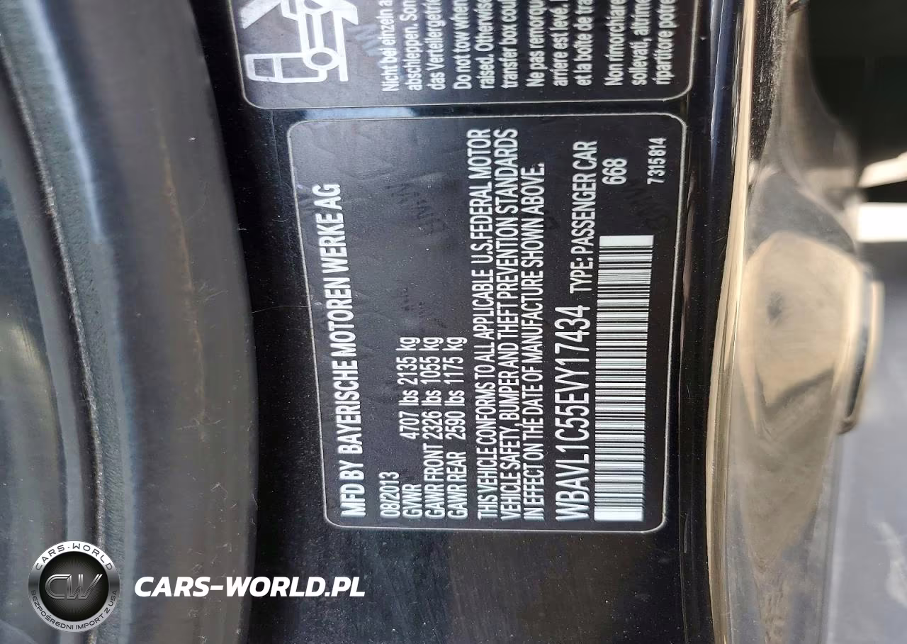 2014 BMW X1 xDrive28I VIN:WBAVL1C55EVY17434 - 12