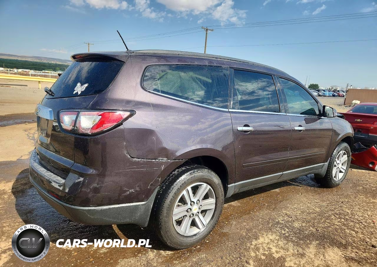 2015 Chevrolet Traverse Lt VIN:1GNKRGKD6FJ334258 - 3