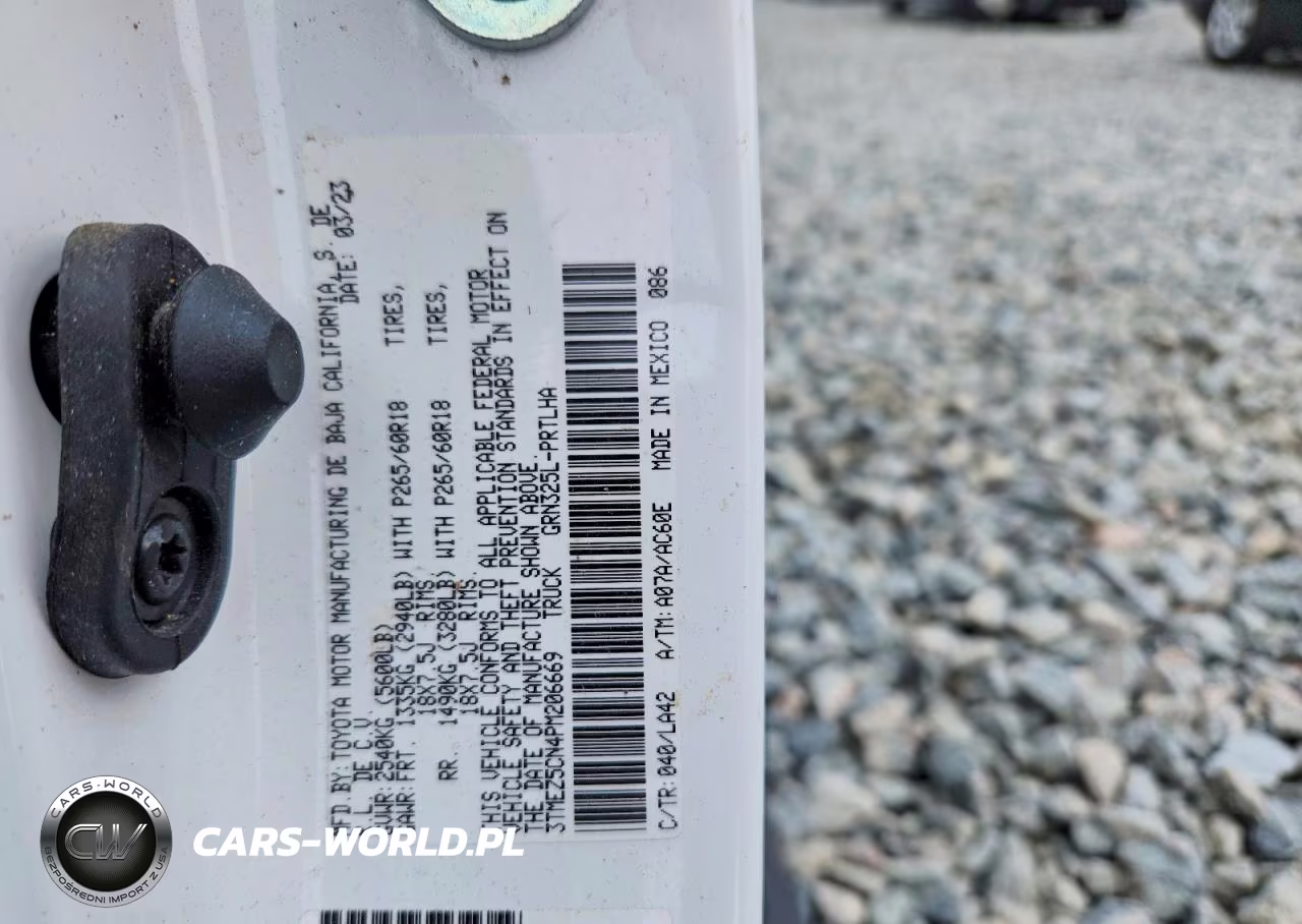2023 Toyota Tacoma Limited VIN:3TMEZ5CN4PM206669 - 12