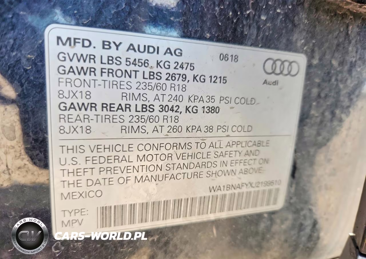 2018 Audi Q5 Premium Plus VIN:WA1BNAFYXJ2199510 - 12