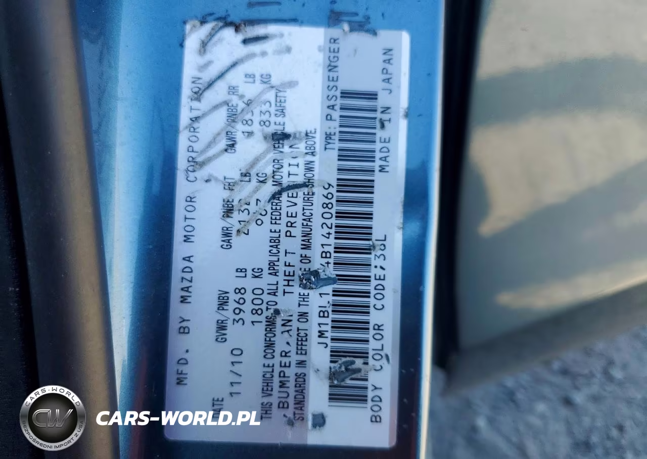 2011 Mazda 3 I VIN:JM1BL1UG4B1420869 - 12