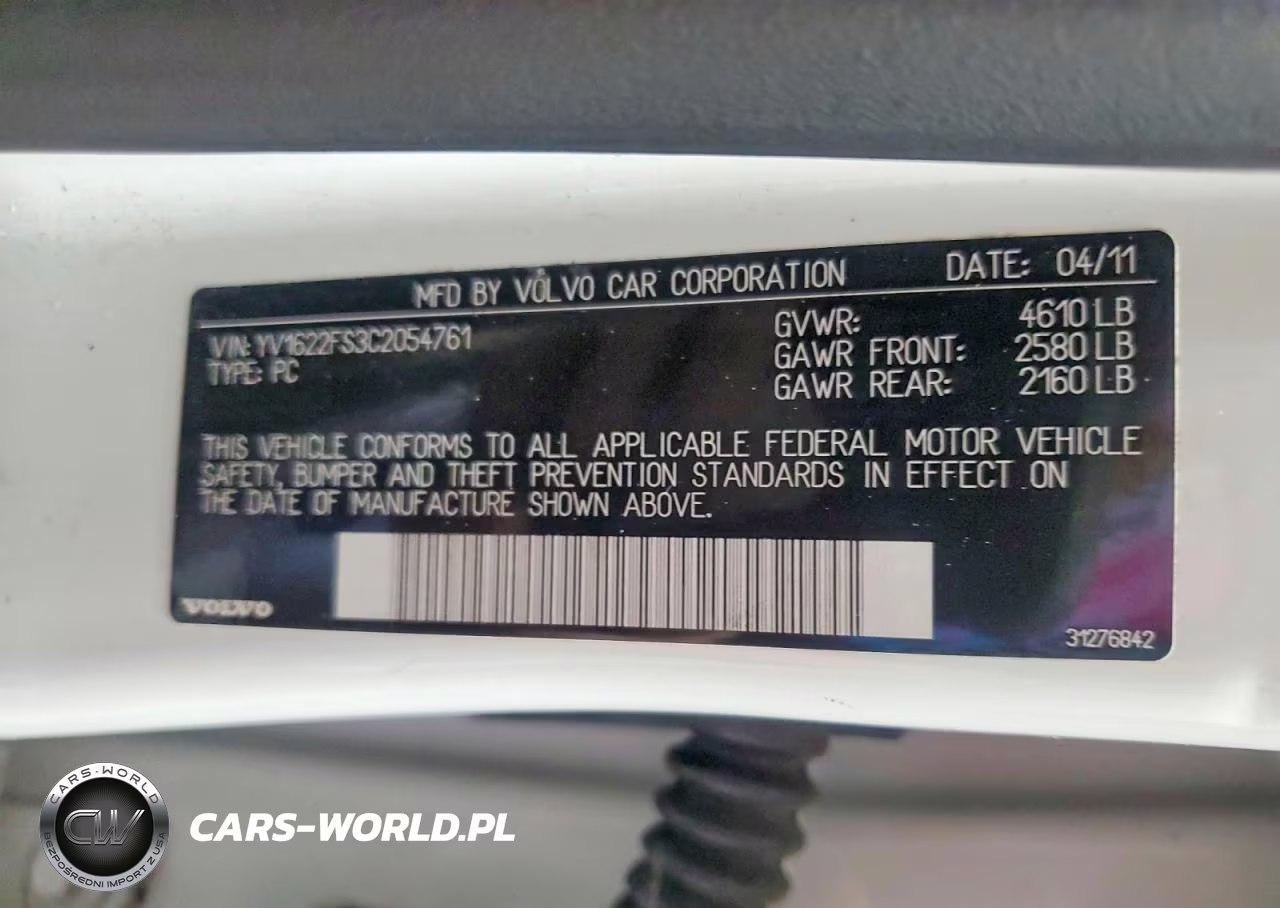 2012 Volvo S60 T5 VIN:YV1622FS3C2054761 - 12