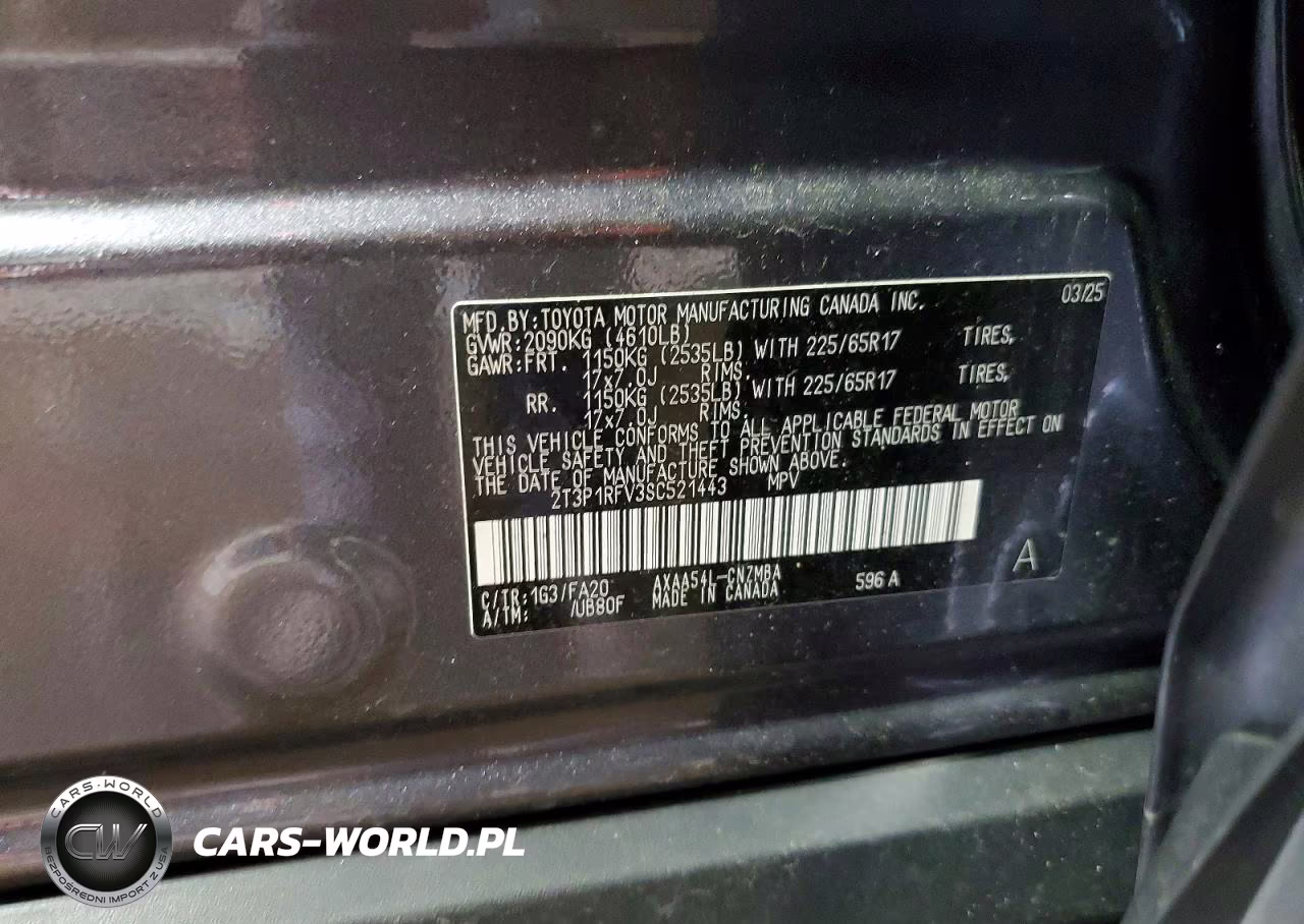 2025 Toyota Rav4 Xle VIN:2T3P1RFV3SC521443 - 13