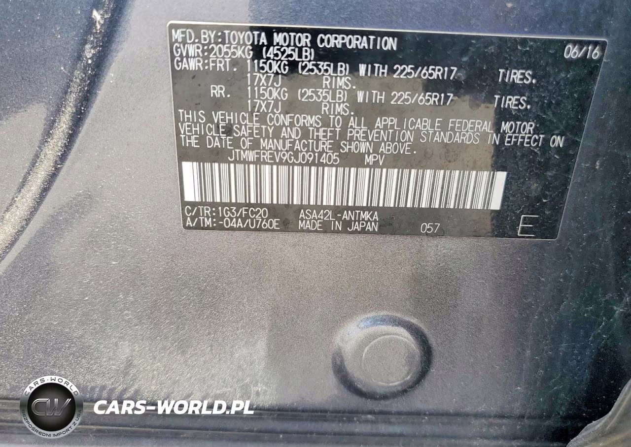 2016 Toyota Rav4 Xle VIN:JTMWFREV9GJ091405 - 13