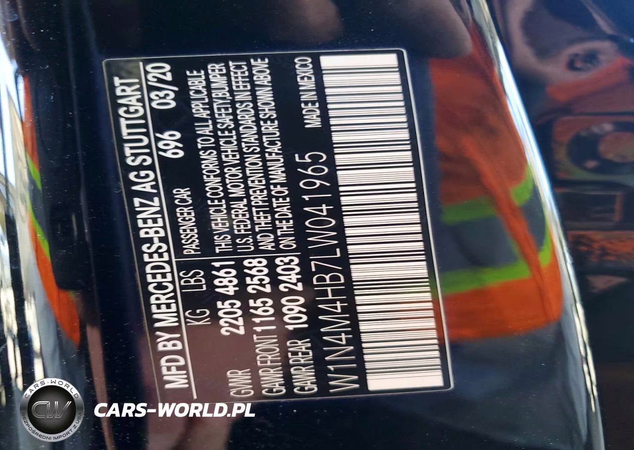 2020 Mercedes-Benz Glb 250 4Matic VIN:W1N4M4HB7LW041965 - 12